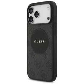 iPhone 17 Pro Max Guess 4G Kör Klasszikus Logó MagSafe fekete tok-3666339489991 2 kép