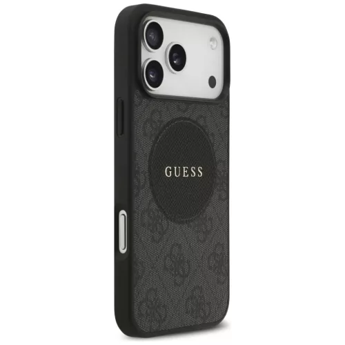 iPhone 17 Pro Max Guess 4G Kör Klasszikus Logó MagSafe fekete tok-3666339489991 4 kép