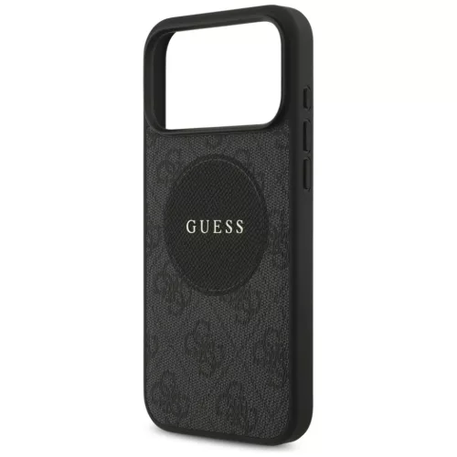 iPhone 17 Pro Max Guess 4G Kör Klasszikus Logó MagSafe fekete tok-3666339489991 6 kép