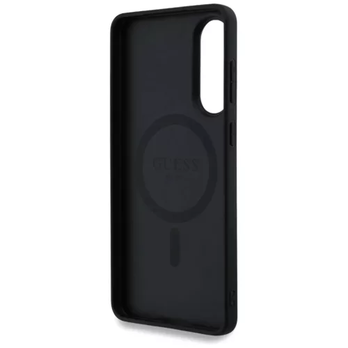 Guess 4G Gyűrűs Classic Logo MagSafe Samsung Galaxy S25 Edge fekete -3666339477134 7 kép