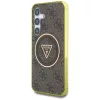 Samsung Galaxy S25 Guess 4G Glitter Triangle Buttons MagSafe barna tok-3666339449599 2 kép