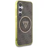 Samsung Galaxy S25 Guess 4G Glitter Triangle Buttons MagSafe barna tok-3666339449599 4 kép