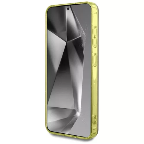 Samsung Galaxy S25 Guess 4G Glitter Triangle Buttons MagSafe barna tok-3666339449599 5 kép
