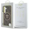 Samsung Galaxy S25 Guess 4G Glitter Triangle Buttons MagSafe barna tok-3666339449599 8 kép