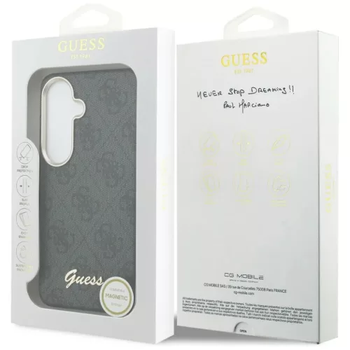 Samsung Galaxy S26 Guess 4G Script MagSafe tok fekete-3666339612979 8 kép