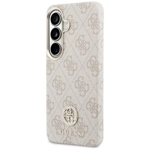 Samsung Galaxy S26 Guess 4G Rhinestone Round Logo MagSafe tok rózsasz-3666339613365 2 kép