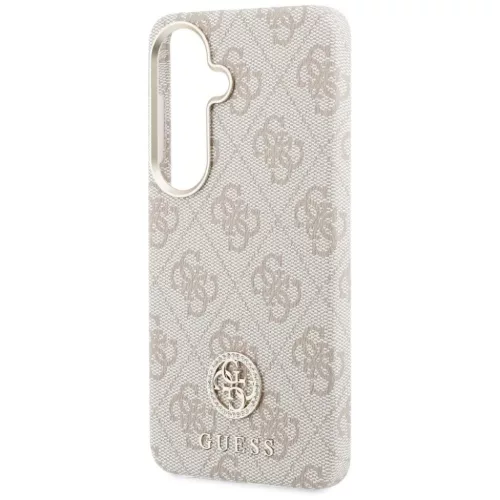 Samsung Galaxy S26 Guess 4G Rhinestone Round Logo MagSafe tok rózsasz-3666339613365 6 kép
