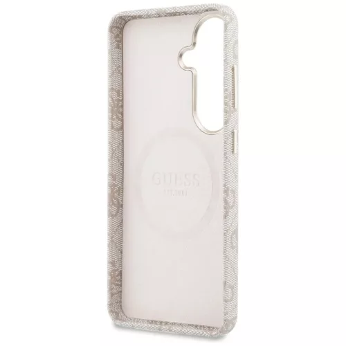Samsung Galaxy S26 Guess 4G Rhinestone Round Logo MagSafe tok rózsasz-3666339613365 7 kép