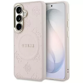 Samsung Galaxy S26 Guess Saffiano Peony Embossed Ring MagSafe tok róz-3666339613303 1 kép