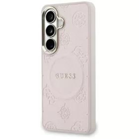 Samsung Galaxy S26 Guess Saffiano Peony Embossed Ring MagSafe tok róz-3666339613303 2 kép