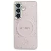 Samsung Galaxy S26 Guess Saffiano Peony Embossed Ring MagSafe tok róz-3666339613303 3 kép