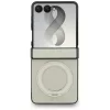  Samsung Galaxy Z Flip8 bézs Guess Magnetic Ring Stand Grained Classi-3666339662790 2 kép