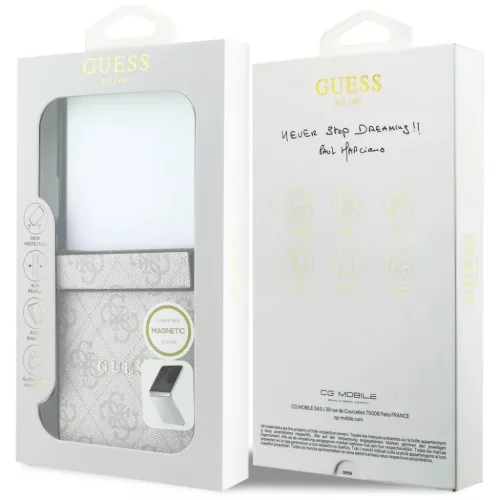  Samsung Galaxy Z Flip8 rózsaszín Guess 4G Classic MagSafe tok-3666339662707 8 kép