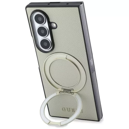  Samsung Galaxy Z Fold8 Ultra bézs Guess Magnetic Ring Stand Grained -3666339662806 3 kép
