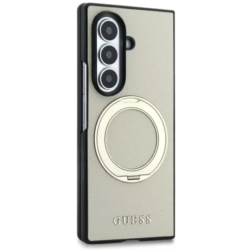  Samsung Galaxy Z Fold8 Ultra bézs Guess Magnetic Ring Stand Grained -3666339662806 4 kép