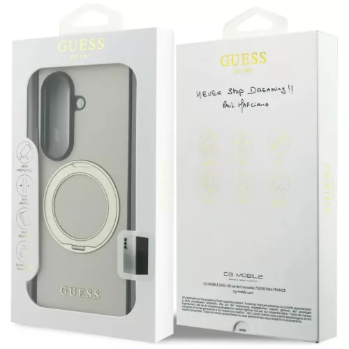  Samsung Galaxy Z Fold8 Ultra bézs Guess Magnetic Ring Stand Grained -3666339662806 8 kép