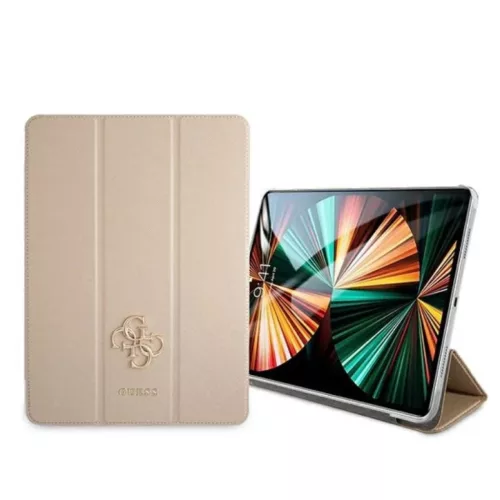 Guess Saffiano 4G Big Metal Logo tok iPad Pro 12.9'' 2021 (arany)-3666339016449 4 kép