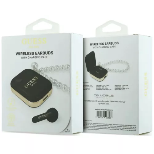 TWS Guess Pearl Strap fekete fülhallgató-3666339593568 5 kép
