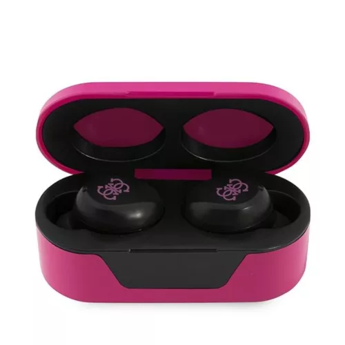 Guess GUTWST31EK TWS Bluetooth fülhallgató + magenta dokkoló állom-3666339128890 3 kép
