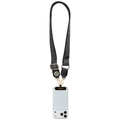 Guess Universal CBDY 4G Tether Patch Strass Fém Logó fekete,-3666339550653 4 kép