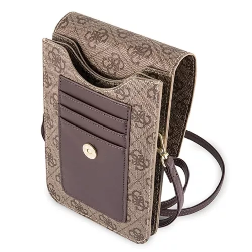 Guess 4G univerzális tok és pénztárca barna-3700740448335 2 kép