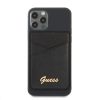 Guess GUWMSSASLBK Saffiano Metal Logo hátlapi MagSafe kártyatartó f-3666339006785 3 kép