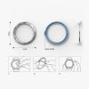 Ringke Samsung Galaxy Watch 3 41 mm káva díszelem ezüst színben (G-8809716078110 8 kép