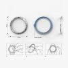 Ringke Samsung Galaxy Watch 3 41 mm káva díszelem ezüst színben (G-8809716078110 8 kép