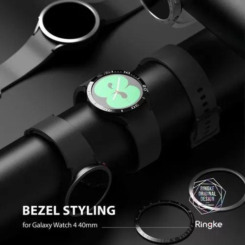 Samsung Galaxy Watch 4 40mm Ringke káva díszelem fekete-8809818841551 1 kép