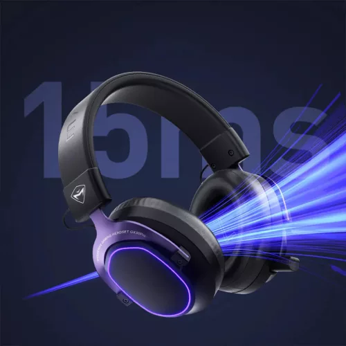 Machenike GX30PRO Vezeték nélküli Over-Ear Gamer Fejhallgató - Fek-6975971296674 7 kép