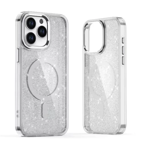  Samsung Galaxy S26 Ultra White MagSafe Glitter tok-5907769381669 2 kép