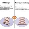 Apple Watch 4/5/6/7/8/SE (38/40/41mm) fém óraszíj arany színű Alp- 4 kép