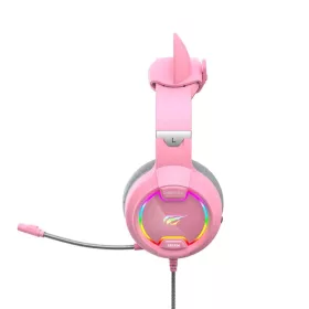 Havit GAMENOTE H2233d gaming, gamer fejhallgató RGB (rózsaszín)-6939119024024 2 kép