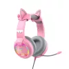 Havit GAMENOTE H2233d gaming, gamer fejhallgató RGB (rózsaszín)-6939119024024 9 kép