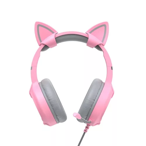 Havit GAMENOTE H2233d gaming, gamer fejhallgató RGB (rózsaszín)-6939119024024 10 kép