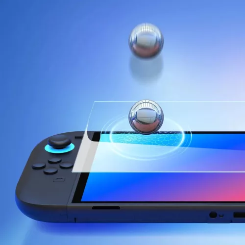  Nintendo Switch 2 Edzett üveg Dux Ducis HD üvegfólia szerelési ke-6971824156652 6 kép