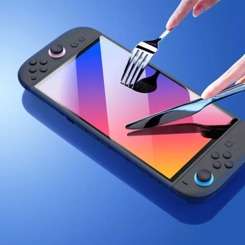  Nintendo Switch 2 Edzett üveg Dux Ducis HD üvegfólia szerelési ke-6971824156652 7 kép