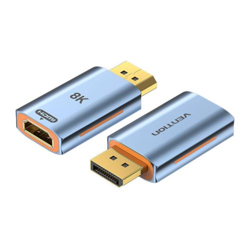 Adapter HDMI aljzat DisplayPort dugó Vention HFMH0 8K 60HZ (kék)-6922794774780 1 kép