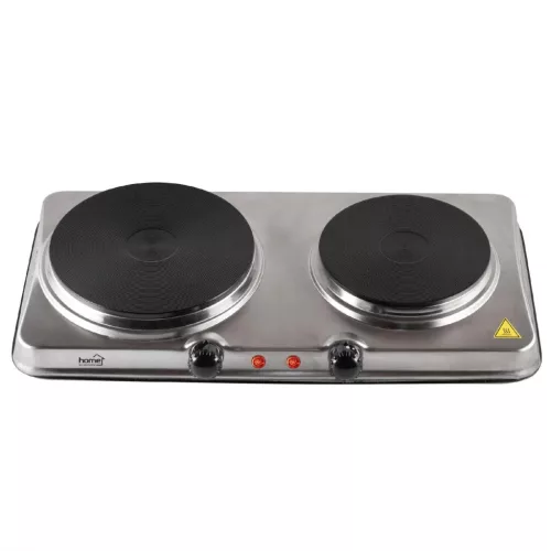Home HG R 04SS hordozható elektromos főzőlap, dupla, teljesítmény-5999084959289 2 kép