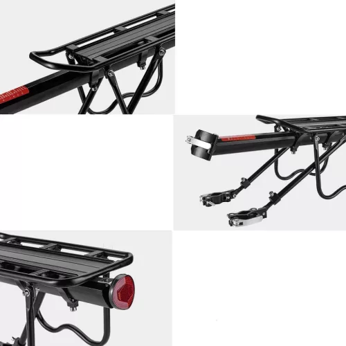 Rockbros Shelves kerékpáros csomagtartó - hátsó, nyeregcsőre sze-5907769391576 5 kép