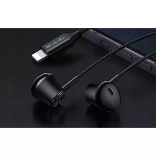 Vezetékes fülhallgatók Mcdodo HP-4070, USB-C (fekete)-6921002640701 5 kép
