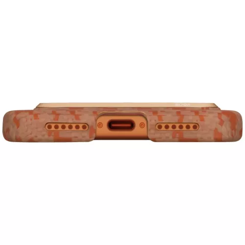 iPhone 17 Pro PITAKA Happiness Rides Edge MagSafe tok borostyán-0741654368381 6 kép