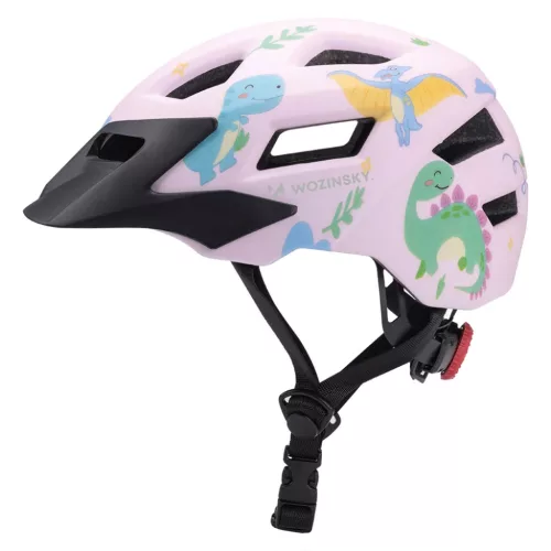 Wozinsky Gyerek MTB Kerékpáros Sisak Levehető Silddel XS – Rózsa-5907769381102 2 kép