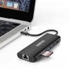 Choetech HUB adapter USB Type-C 6in1 100W PD fekete (HUB-M05)-6971824970654 7 kép