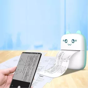 HURC9 mini macska hőnyomtató - kék rózsaszín Fun Print app-9145576279007 2 kép