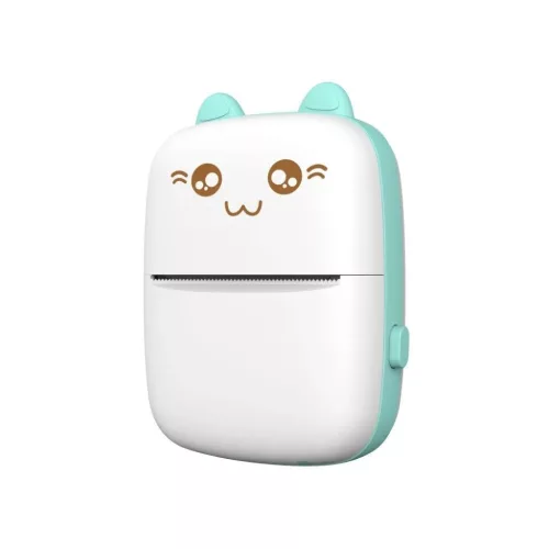 HURC9 mini macska hőnyomtató - kék rózsaszín Fun Print app-9145576279007 3 kép