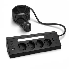 Huslog Vertikális elosztó LED-del USB-A, USB-C porttal-5902983641445 2 kép