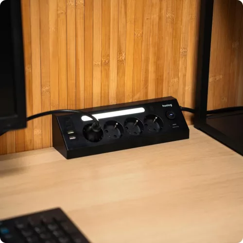 Huslog Vertikális elosztó LED-del USB-A, USB-C porttal-5902983641445 7 kép