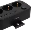 Huslog HUS1056 Hálózati elosztó telefontartóval USB-A, USB-C portt-5902983641483 2 kép