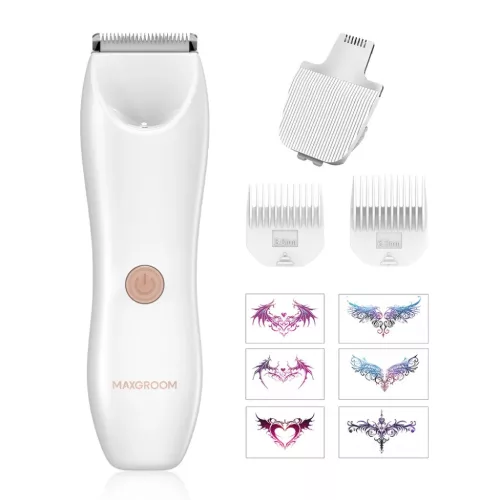 MAXGROOM M-9082 2 az 1-ben Női Test- és Arc Trimmer - Fehér-5907769388767 2 kép